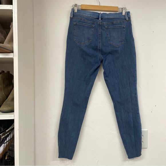 Pacsun Blue Colorblock High Rise Ankle Jegging Womens Jeans 28 Skinny Denim - Picture 7 of 7